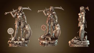 3D мадэль Орк-девушка Морвен Мини (STL)