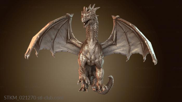 Статуэтки герои, монстры и демоны Orconspiracy Enemies Orguss the Tall Green Dragon One