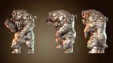 3D model Orcs Ranger Bear (STL)