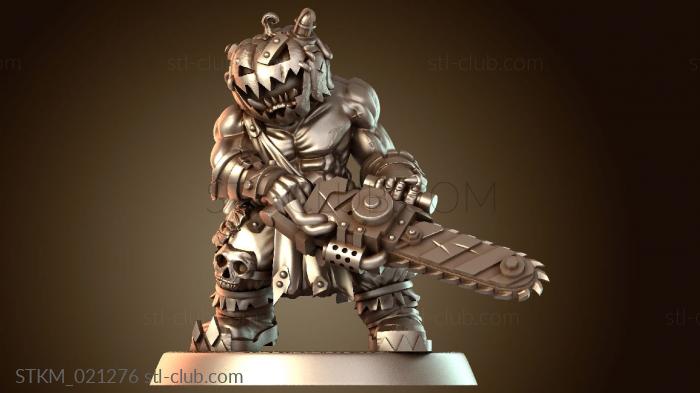 Статуэтки герои, монстры и демоны Ork Nobba Jacko Krusha Gitzsaw