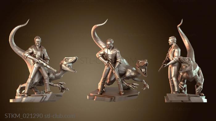 Статуэтки герои, монстры и демоны Owen Blue