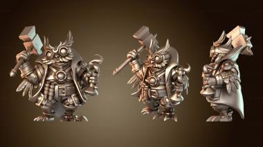 3D model Owlfolk Blacksmith (STL)