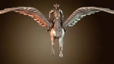 3D model Paladin on Pegasus (STL)