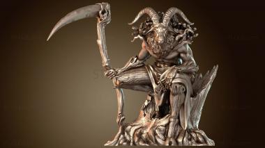 3D model Pan Faun Sire Scythe (STL)