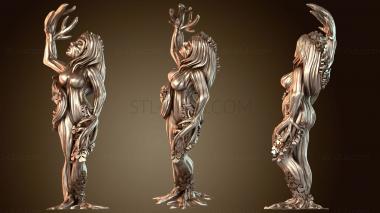 3D мадэль Патрик Дэй Деревянная женщина (STL)