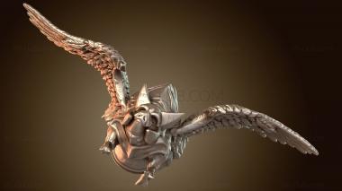 3D model Pig Flying + Mount Cloud Radiant (STL)