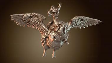 3D model Pig Flying Mount Cloud (STL)