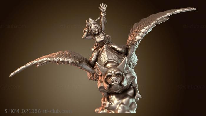 Статуэтки герои, монстры и демоны Pig Flying Mount Cloud Heroic