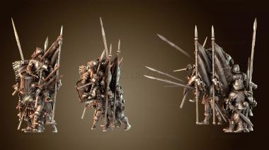 3D model Pikemen Capitan Arm (STL)