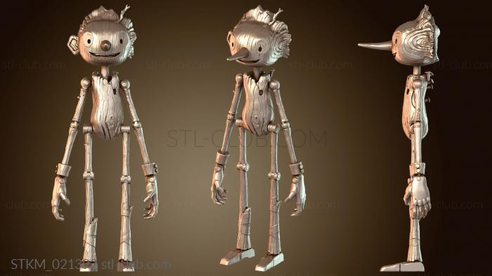 Статуэтки герои, монстры и демоны Pinocho Guillermo del Toro Netflix