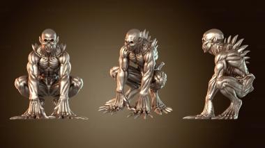 3D мадэль Чумной упырь скрывается (STL)