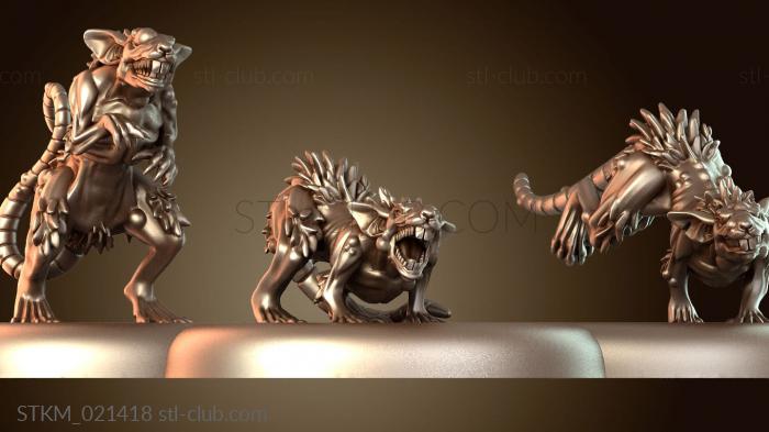 Статуэтки герои, монстры и демоны Культ Чумных Крыс Юрей