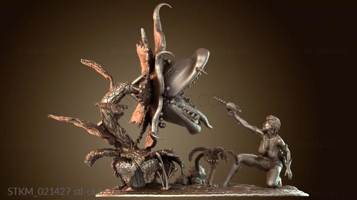 Статуэтки герои, монстры и демоны Растения и мисс Галакти инопланетянка