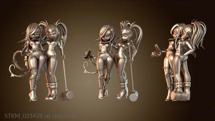 Статуэтки герои, монстры и демоны Кровавый дуэт Яда и Харли Квинн