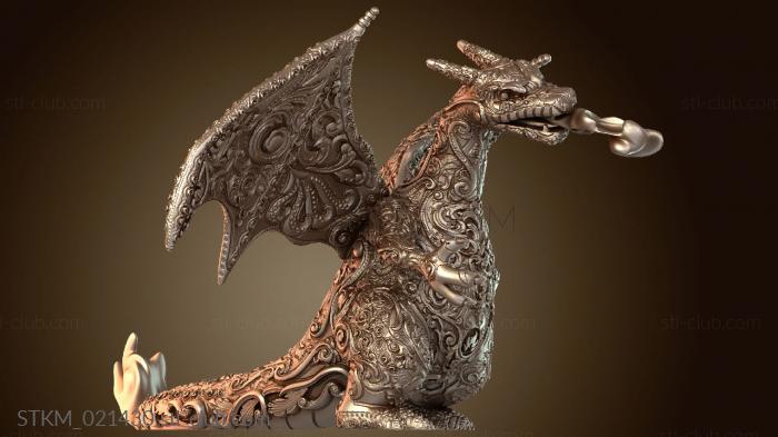 Статуэтки герои, монстры и демоны Poke Deluxe Charizard With Flame