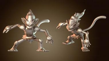 3D модель Покемон Чимчар Монферно (STL)