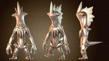 3D мадэль Форма ключа Pokemon Toxel Toxtricity (STL)