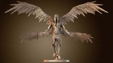 3D мадэль Поза падшего ангела-доблестного (STL)