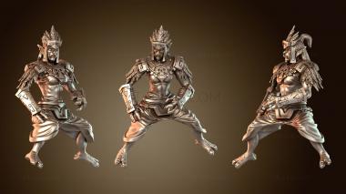 3D model Priest Direhorn Rider Zand Troll (STL)