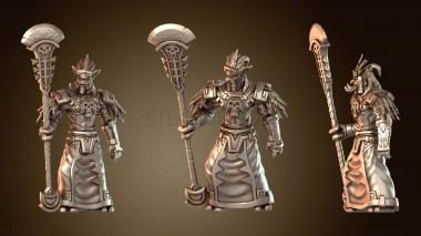3D model Priest with Staff Zand Troll (STL)