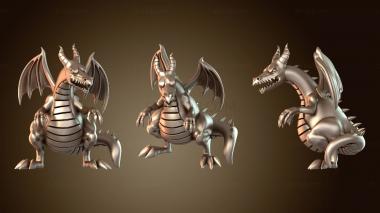 3D мадэль Принцессы разозлились, Дрейк (STL)