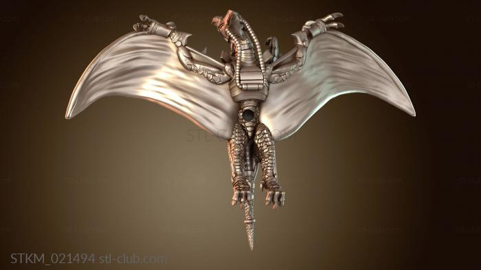 Статуэтки герои, монстры и демоны Кинжал всадников птеродактилей