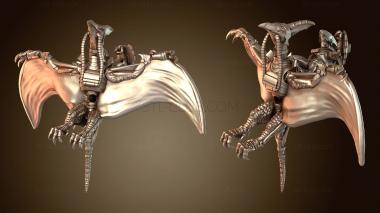 3D мадэль Наездники на птеродактилях Острый кинжал (STL)