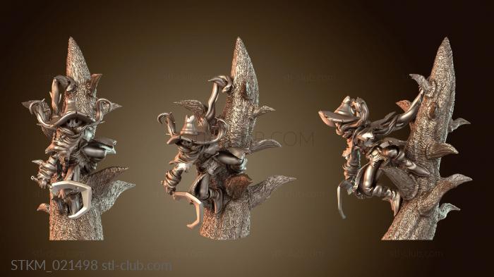 Статуэтки герои, монстры и демоны Охотничий боец с тыквенным пугалом