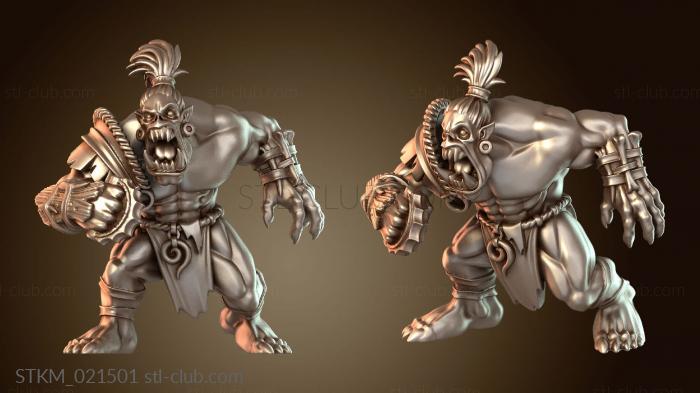 Статуэтки герои, монстры и демоны Пунга Саваж Орк Блитцер