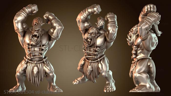 Статуэтки герои, монстры и демоны Пунга Саваж Орк Линейный Монтер Свирепый