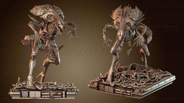 3D model Queen Alien Statue (STL)
