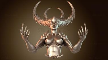 3D модель Королева Проклятых Паукообразных Женщин (STL)