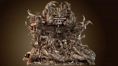 3D мадэль Трон Бога Ярости Улучшенный А (STL)