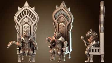 3D model Rakshasa Throne (STL)