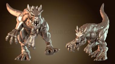 3D мадэль Хищные динозавры Древние (STL)