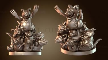 3D model Rats (STL)