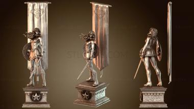 3D model Red Son Wonder Woman Sculpture Xpose Magnificent (STL)