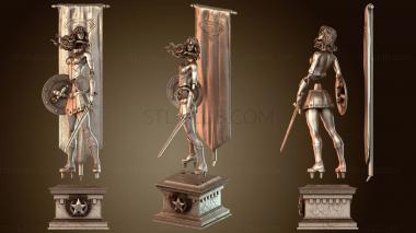 3D model Red Son Wonder Woman Sculpture Xpose (STL)