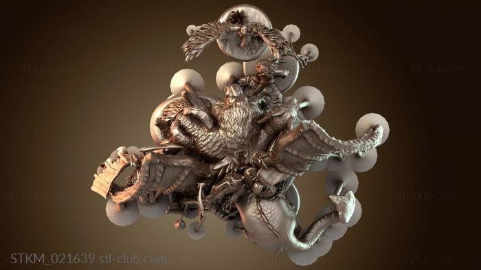 Статуэтки герои, монстры и демоны Реоны и другие рынки Чудовищная химера