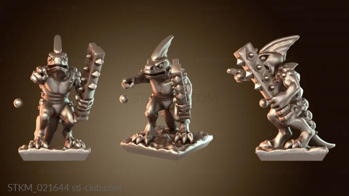 Статуэтки герои, монстры и демоны Рептильный огненный ящер в ярости