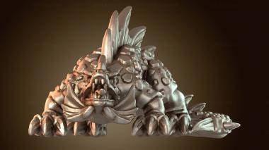 3D model Reptilian Fire Lizard Prime (STL)