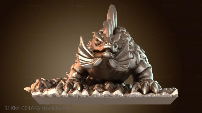 Статуэтки герои, монстры и демоны Листовка о рептилоидных летунах