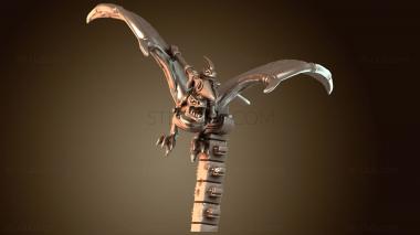 3D model Reptilian Flyers Terrain (STL)