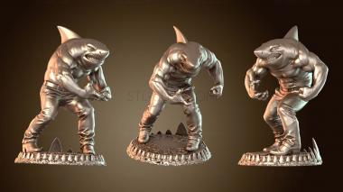 3D model Ripster Street Sharks Prehistoric (STL)