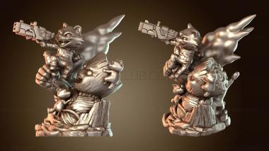 3D мадэль Ракета и Грут (STL)