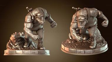 3D мадэль Статуя Рокстеди и Бибопа (STL)