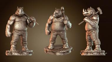 3D model Rocksteady Vicious (STL)