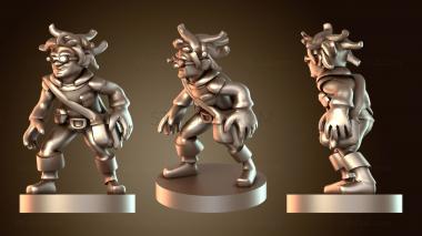 3D модель Разбойники Гном Стимпанк Разбойник (STL)