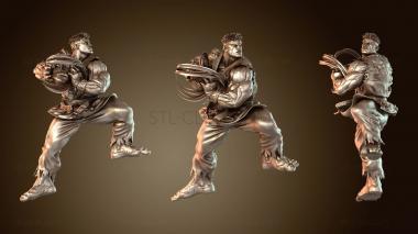 3D model Ryu and Bust (STL)