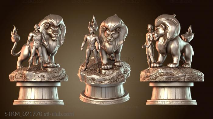 Статуэтки герои, монстры и демоны Самсон и Голиаф